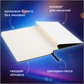 Блокнот-скетчбук А5 (130х210 мм), BRAUBERG ULTRA, балакрон, 80 г/м2, 96 л., без линовки, черный, 113048 113048
