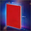 Блокнот-скетчбук БОЛЬШОЙ ФОРМАТ (190х250 мм) В5, BRAUBERG ULTRA, 80 г/м2, 96 л., без линовки, красный, 113066 113066