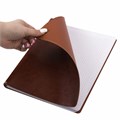 Тетрадь БОЛЬШОЙ ФОРМАТ (200x252 мм) В5, BRAUBERG "Office PRO", под кожу, гребень, клетка, 80 л., коричневый, 111047 111047