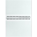 Блокнот А5 146х205 мм, 80 л., гребень, мелованная картонная обложка, клетка, ОФИСМАГ, 3 вида, 123021 123021