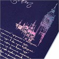 Блокнот А5 146х215 мм, 80 л., гребень, клетка, ламинация, 3D фольга, HATBER, "Блеск столиц", 80Б5лофВ1гр 114353