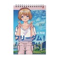 Блокнот А5 40 л., гребень, ламинированный картон, клетка, АЛЬТ, "ANIME.FREEDOM" (5 видов), 3-40-726 404698