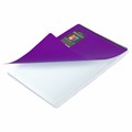 Блокнот БОЛЬШОГО ФОРМАТА А4, 80 л., обложка пластик, клетка, BRAUBERG "Metropolis", ФИОЛЕТОВЫЙ, 115576 115576