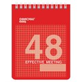 Блокнот МАЛЫЙ ФОРМАТ А6 108х146 мм, 48 л., гребень, мелованная картонная обложка, клетка, ОФИСМАГ, 3 вида, 121832 121832
