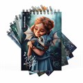 Блокнот МАЛЫЙ ФОРМАТ А6, 100х146 мм, 60 л., спираль, картон, клетка, ERICH KRAUSE, "Magic Pet", 63380 117567