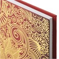 Блокнот А5 (135х206 мм), 80 л., твердый переплет, клетка, фольга, BRAUBERG, "Восточный узор", 126053 126053