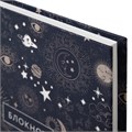 Блокнот А5 134х206 мм, 80 л., твердый, клетка, тиснение фольгой, STAFF, "Blue sky", 111612 111612