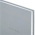 Блокнот А5 134х206 мм, 80 л., твёрдый, клетка, BRAUBERG "Minimal", серый, 116437 116437