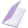 Блокнот А5 134х206 мм, 80 л., твёрдый, клетка, BRAUBERG "Minimal", сиреневый, 116440 116440