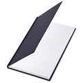 Блокнот А5 134х206 мм, 80 л., твёрдый, клетка, BRAUBERG "Minimal", черный, 116436 116436