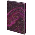 Блокнот А5 134х206 мм, 80 л., твёрдый, клетка, тиснение фольгой, STAFF, "Marble", 114429 114429