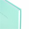Блокнот МАЛЫЙ ФОРМАТ 110х147 мм, А6, 80 л., твердый, клетка, BRAUBERG "Minimal", мятный, 116451 116451