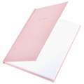 Блокнот МАЛЫЙ ФОРМАТ 110х147 мм, А6, 80 л., твердый, клетка, BRAUBERG "Minimal", розовый, 116449 116449