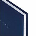 Блокнот МАЛЫЙ ФОРМАТ 110х147 мм, А6, 80 л., твердый, клетка, BRAUBERG "Minimal", синий, 116447 116447