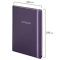 Блокнот с резинкой в клетку 96 л., БОЛЬШОЙ ФОРМАТ А4 204х299 мм, BRAUBERG, "Ultraviolet", 115530 115530