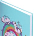 Блокнот А5 (134х206 мм), 80 л., твёрдый, клетка, выборочный лак, BRAUBERG KIDS, "Единорожки", 114426 114426