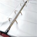 Визитница на кольцах BRAUBERG "Imperial", на 240 визиток, под гладкую кожу, бордовая, 231665 231665
