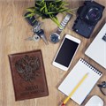 Обложка для автодокументов STAFF, полиуретан под кожу, "АВТОДОКУМЕНТЫ", коричневая, 237598 237598