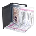 Обложка для автодокументов и паспорта натуральная кожа флоттер, "DOCUMENTS", черная, BRAUBERG 238193 238193