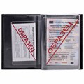 Обложка для автодокументов натуральная кожа галант, "DOCUMENTS", черная, BRAUBERG, 237208 237208