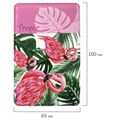 Обложка-карман для проездных документов, карт, пропусков "Tropic", 100х65 мм, ПВХ, фотопечать ассорти, STAFF, 237595 237595