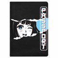 Обложка для паспорта "Cool Mix", два кармана, 10 дизайнов ассорти, цветной принт, ПВХ, STAFF, 238340 238340