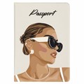 Обложка для паспорта "Cool Mix", два кармана, 10 дизайнов ассорти, цветной принт, ПВХ, STAFF, 238340 238340