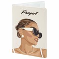 Обложка для паспорта "Cool Mix", два кармана, 10 дизайнов ассорти, цветной принт, ПВХ, STAFF, 238340 238340