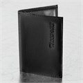 Обложка для паспорта натуральная кожа галант, "PASSPORT", черная, BRAUBERG, 237179 237179