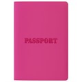 Обложка для паспорта, мягкий полиуретан, "PASSPORT", розовая, STAFF, 237605 237605