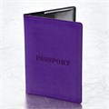 Обложка для паспорта, мягкий полиуретан, "PASSPORT", фиолетовая, STAFF, 237608 237608