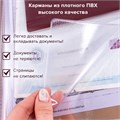 Папка для семейных документов с файлами (паспорта, свидетельства, полисы, СНИЛС) STAFF, 16 отделений, ПВХ, бежевая, 237808 237808