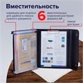 Папка для конференций BRAUBERG, А4, 6 отделений, черная, Россия, 226015 226015