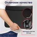 Папка на молнии пластиковая BRAUBERG, А4, 350х282х33 мм, 2 отделения, 4 кармана, бизнес-класс, черная, 225166 225166