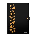 Папка-органайзер на кнопке 4 отделения, ERICH KRAUSE "Matt Accent", 600 мкм, до 150 л, А4, ассорти, 61210 272944