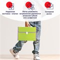 Папка-портфель пластиковая BRAUBERG "JOY", А4 (330х245х35 мм), 13 отделений, с окантовкой, салатовая, 227974 227974