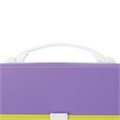 Папка-портфель пластиковая BRAUBERG "JOY", А4 (330х245х35 мм), 13 отделений, с окантовкой, фиолетовая, 227977 227977