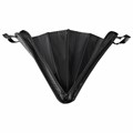 Папка-портфель пластиковая BRAUBERG А4+ (375х305х60 мм), 4 отделения, 2 кармана, на молнии, черный, 225169 225169