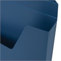 Портфель пластиковый STAFF А4 (320х225х36 мм), без отделений, синий, 229240 229240