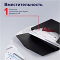 Портфель пластиковый STAFF А4 (320х225х36 мм), без отделений, черный, 229241 229241