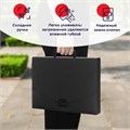 Портфель пластиковый STAFF А4 (320х225х36 мм), без отделений, черный, 229241 229241
