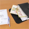 Портфель пластиковый STAFF А4 (330х235х36 мм), 13 отделений, индексные ярлыки, черный, 229245 229245