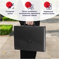 Портфель пластиковый STAFF А4 (330х235х36 мм), 13 отделений, индексные ярлыки, черный, 229245 229245