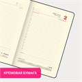 Ежедневник датированный 2025, А5, 138x213 мм, BRAUBERG "Imperial", под кожу, бордовый, 115785 115785