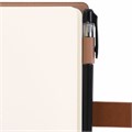 Ежедневник датированный 2025, А5, 143x218 мм, BRAUBERG "Journal", под кожу, застежка, органайзер, коричневый, 115883 115883