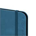 Ежедневник датированный 2025, А5, 151х213 мм, BRAUBERG "Note", под кожу, держатель для ручки, резинка-фиксатор, синий, 115931 115931