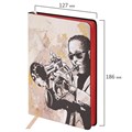 Ежедневник недатированный B6 (127х186 мм), BRAUBERG VISTA, под кожу, гибкий, 136 л., "Jazz", 112119 112119