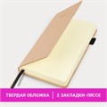 Ежедневник недатированный А5 138x213мм BRAUBERG Velvet, резинка, держатель, 160л, розовый, 116246 116246