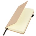 Ежедневник недатированный А5 138x213мм BRAUBERG Velvet, резинка, держатель, 160л, розовый, 116246 116246
