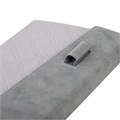 Ежедневник недатированный А5 138х213 мм, BRAUBERG "Stitch", под кожу, магнит, 160 л., серый, 116591 116591